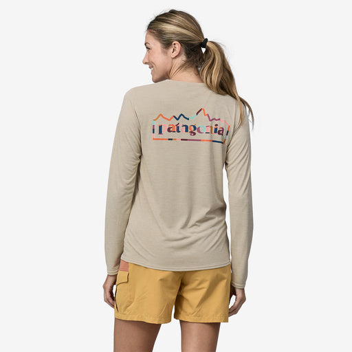 Patagonia Women's Long-Sleeved Capilene® Cool Daily Graphic Shirt-Unity Fitz: Pumice X-Dye-Killington Sports
