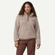 Patagonia Women's Los Gatos 1/4-Zip Fleece-Shroom Taupe-Killington Sports