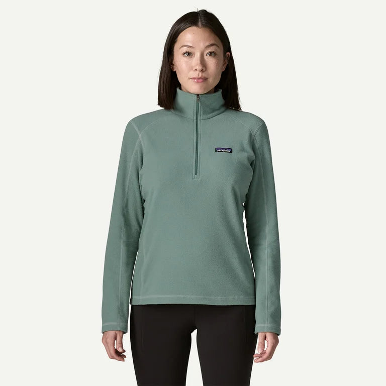 Patagonia Women's Micro D® 1/4-Zip Fleece-Cover Green-Killington Sports