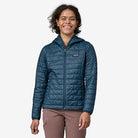 Patagonia Women's Nano Puff Hoody-Lagom Blue-Killington Sports
