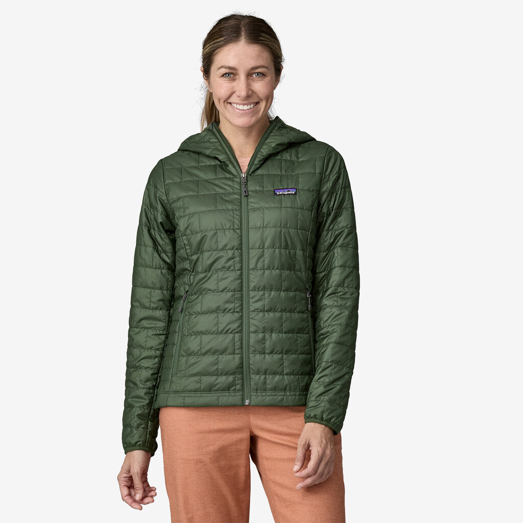 Patagonia Women's Nano Puff Hoody-Torrey Pine Green-Killington Sports