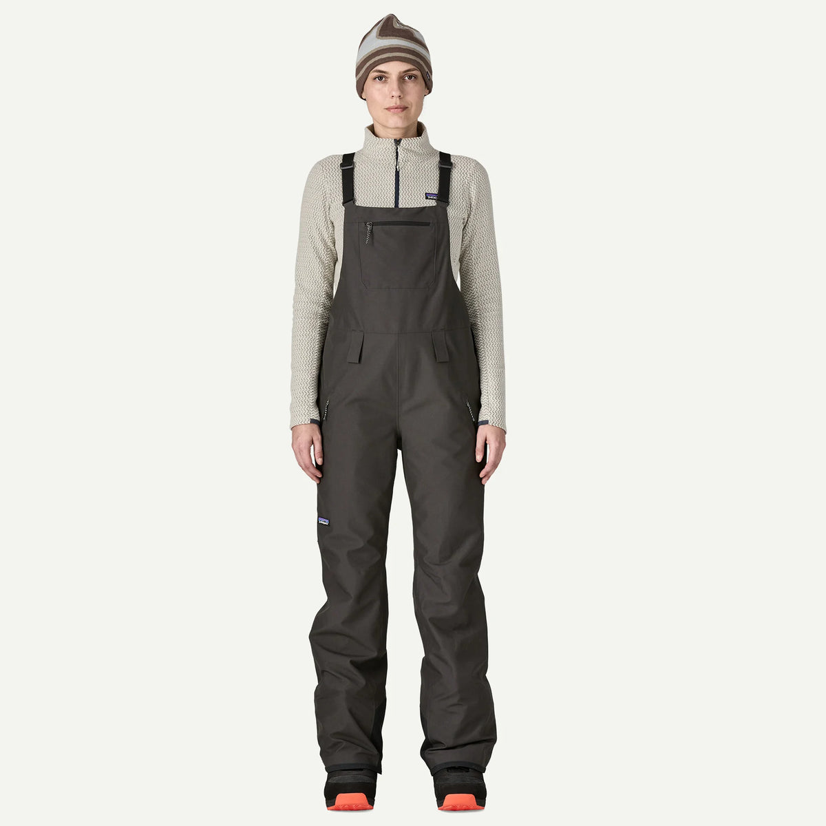 Patagonia Women's Powder Town Bibs-Black-Killington Sports