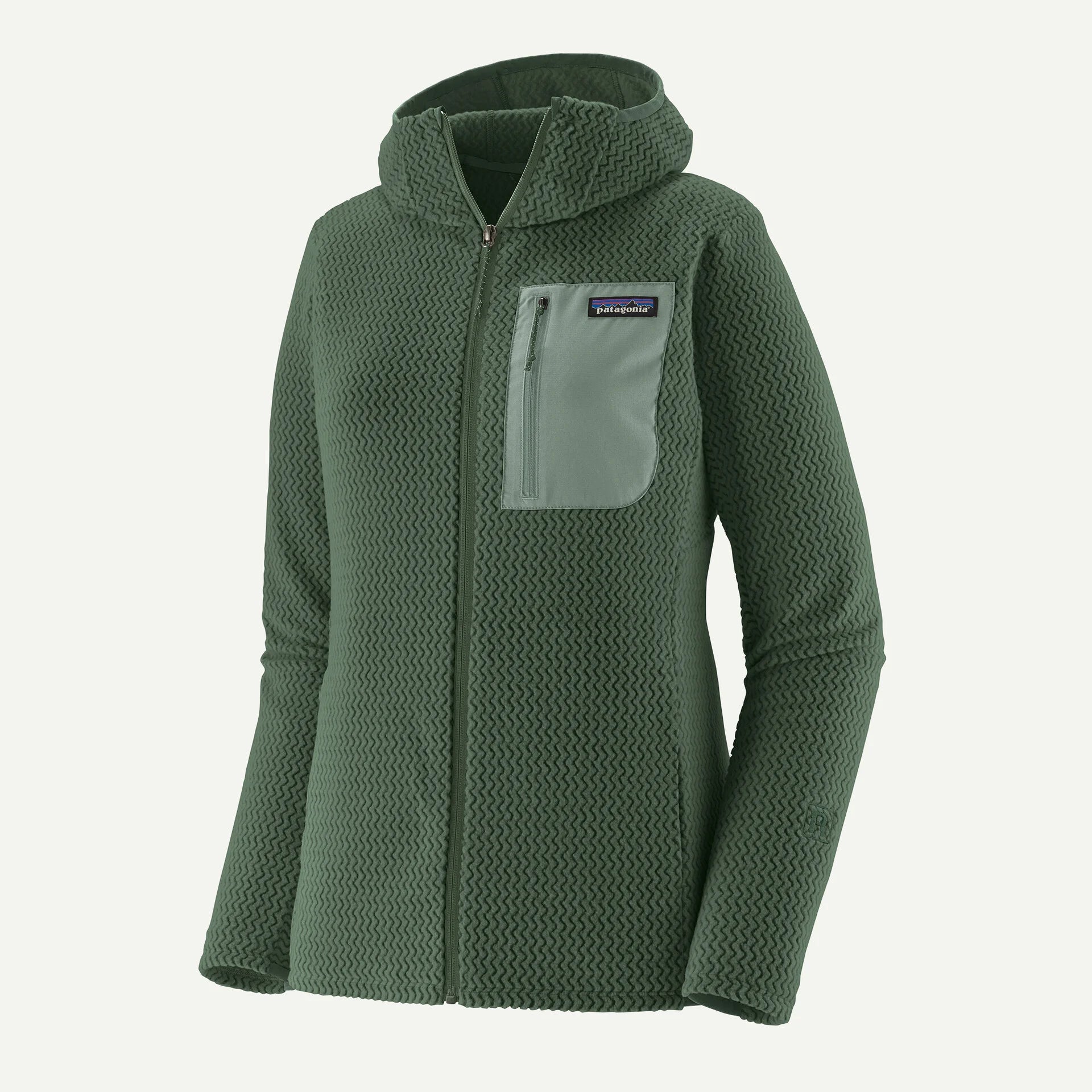 Patagonia Women's R1® Air Full-Zip Hoody-Canopy Green-Killington Sports