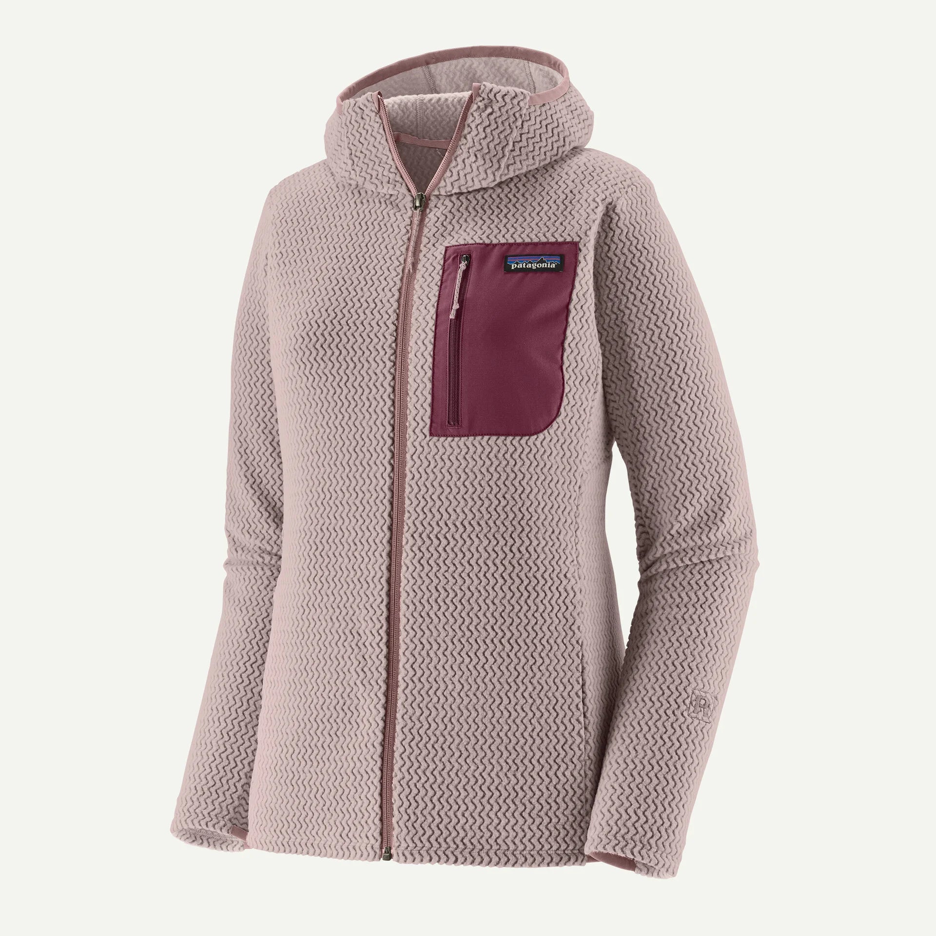 Patagonia Women's R1® Air Full-Zip Hoody-Stingray Mauve-Killington Sports