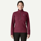 Patagonia Women's R1® Air Zip Neck-Berry Fig-Killington Sports