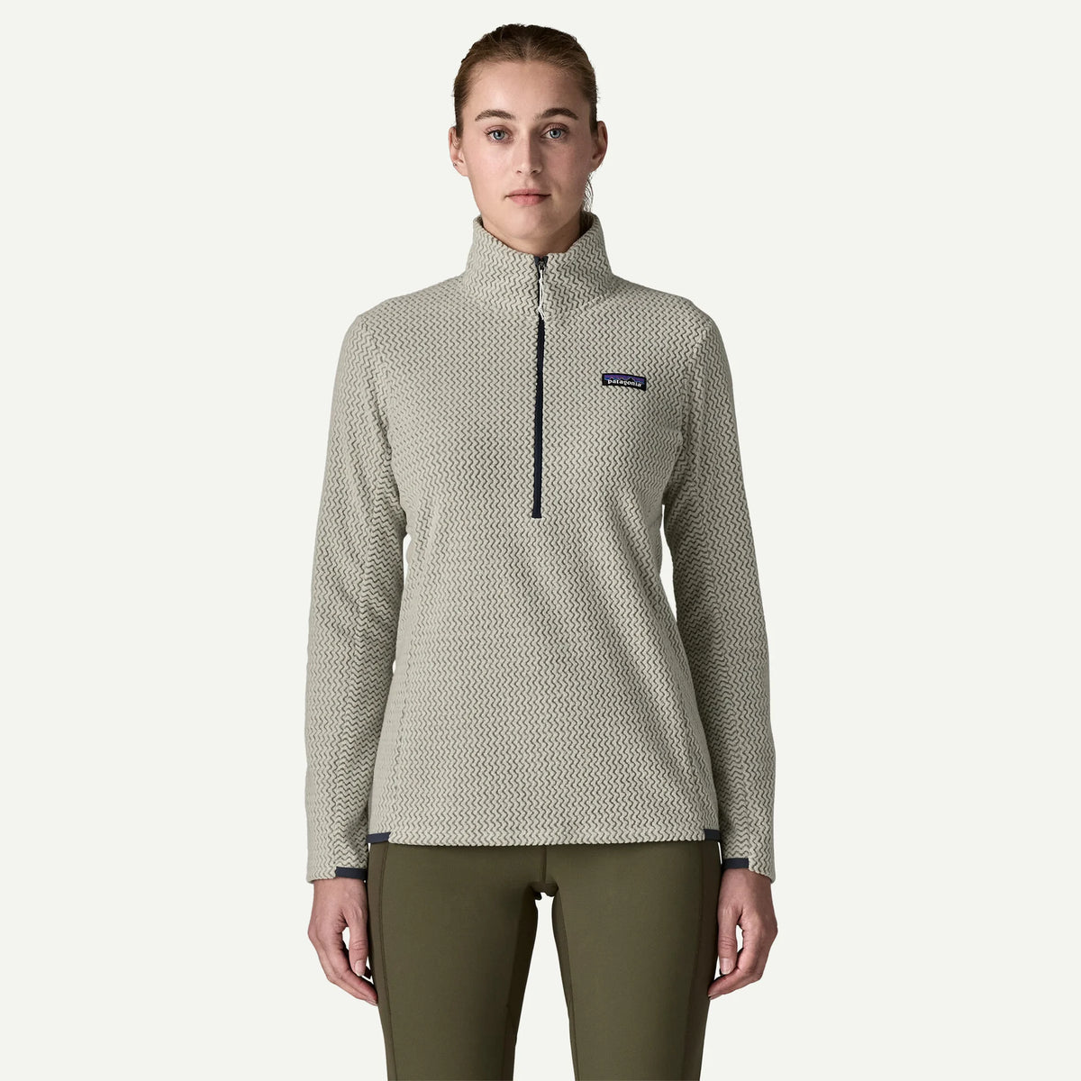 Patagonia Women's R1® Air Zip Neck-Birch White-Killington Sports