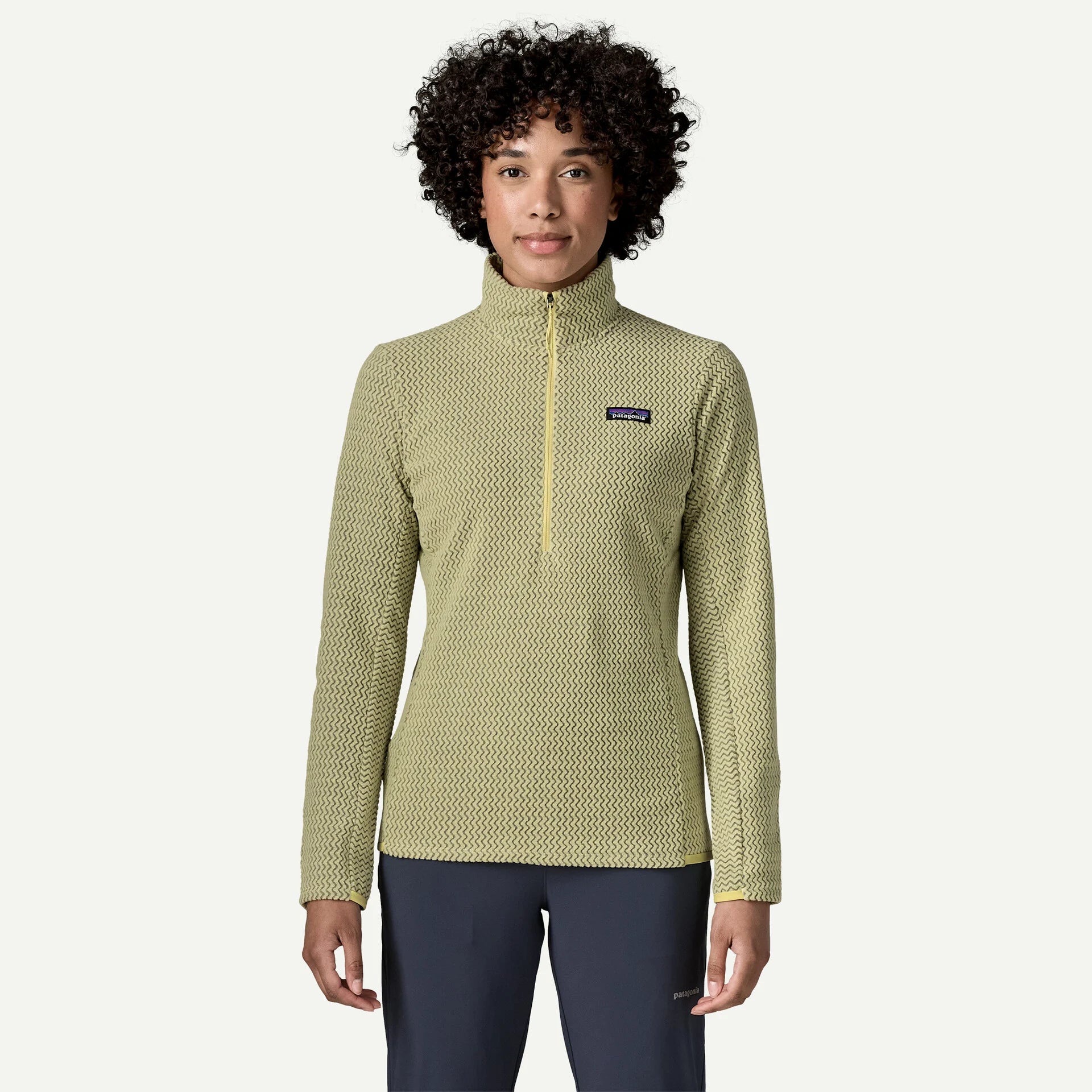 Patagonia Women's R1® Air Zip Neck-Vellum Green-Killington Sports