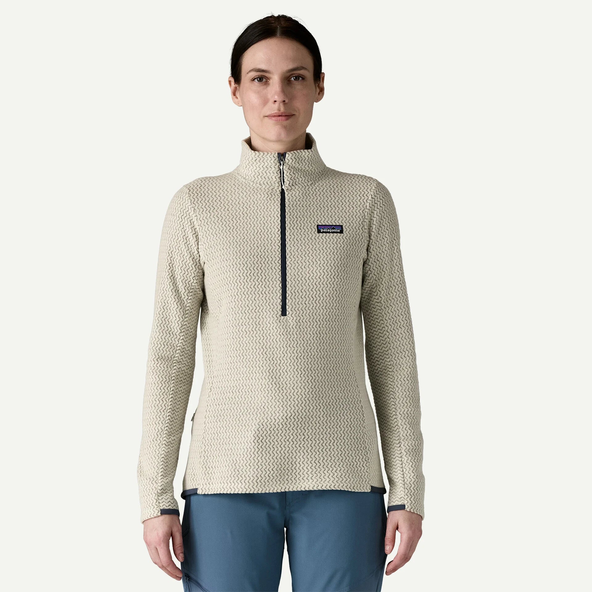 Patagonia Women's R1® Air Zip Neck-Wool White-Killington Sports