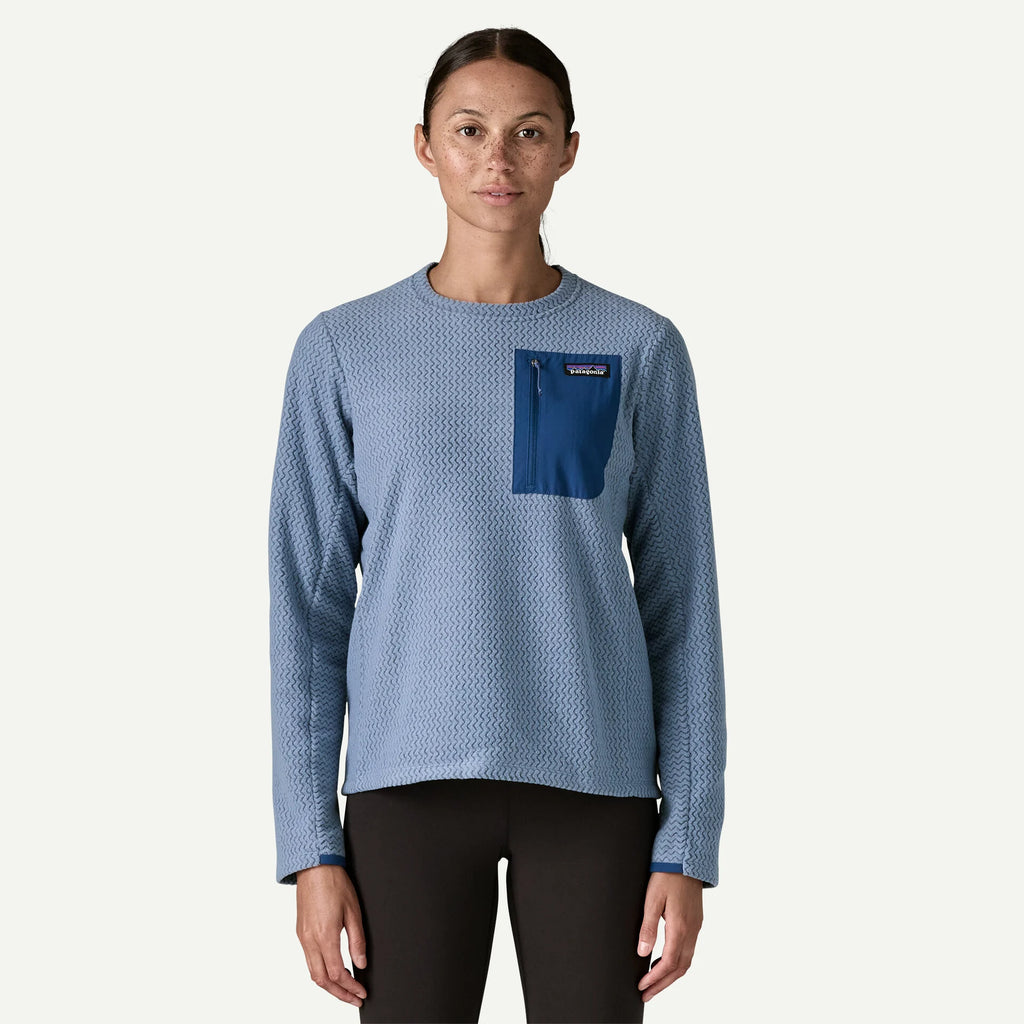 Patagonia Women's R1® Air Crewneck-Barnacle Blue-Killington Sports