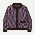 Patagonia Women's Recycled Wool-Blend Sweater Jacket-Checkered: Diver Blue-Killington Sports