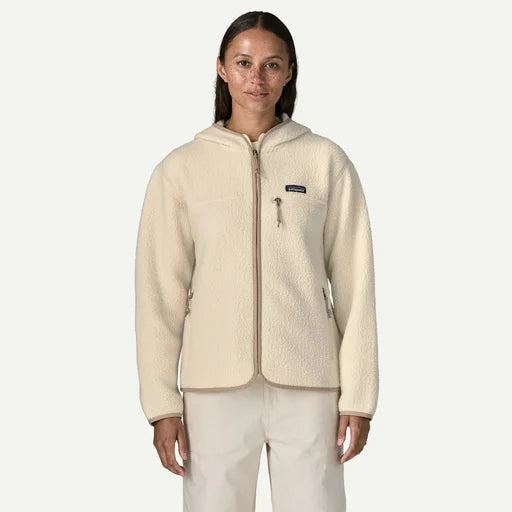 Patagonia Women's Retro Pile Fleece Hoody-Natural-Killington Sports