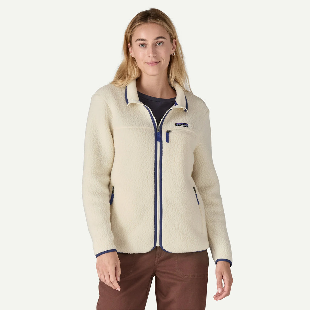 Patagonia Women's Retro Pile Fleece Jacket-Natural-Killington Sports