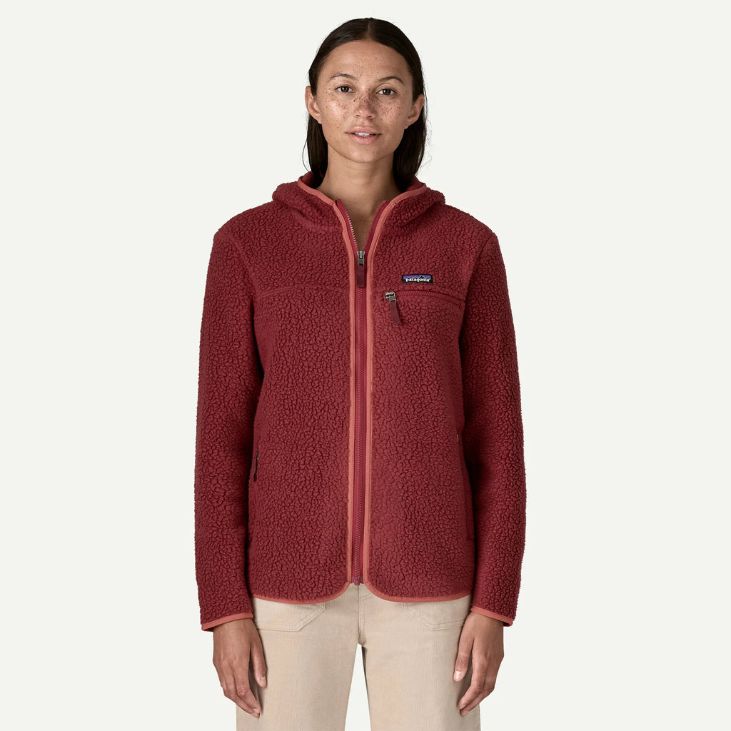 Patagonia Women's Retro Pile Hoody-Sequoia Red-Killington Sports