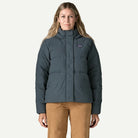 Patagonia Women's Sisar Down Hoody Jacket-Summit Blue-Killington Sports