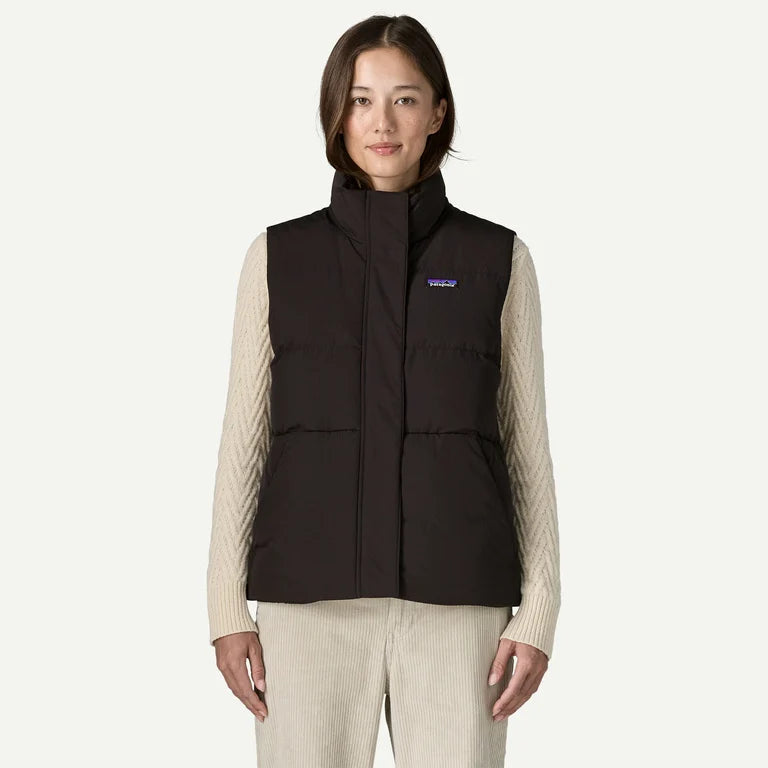 Patagonia Women's Sisar Down Vest-Black-Killington Sports
