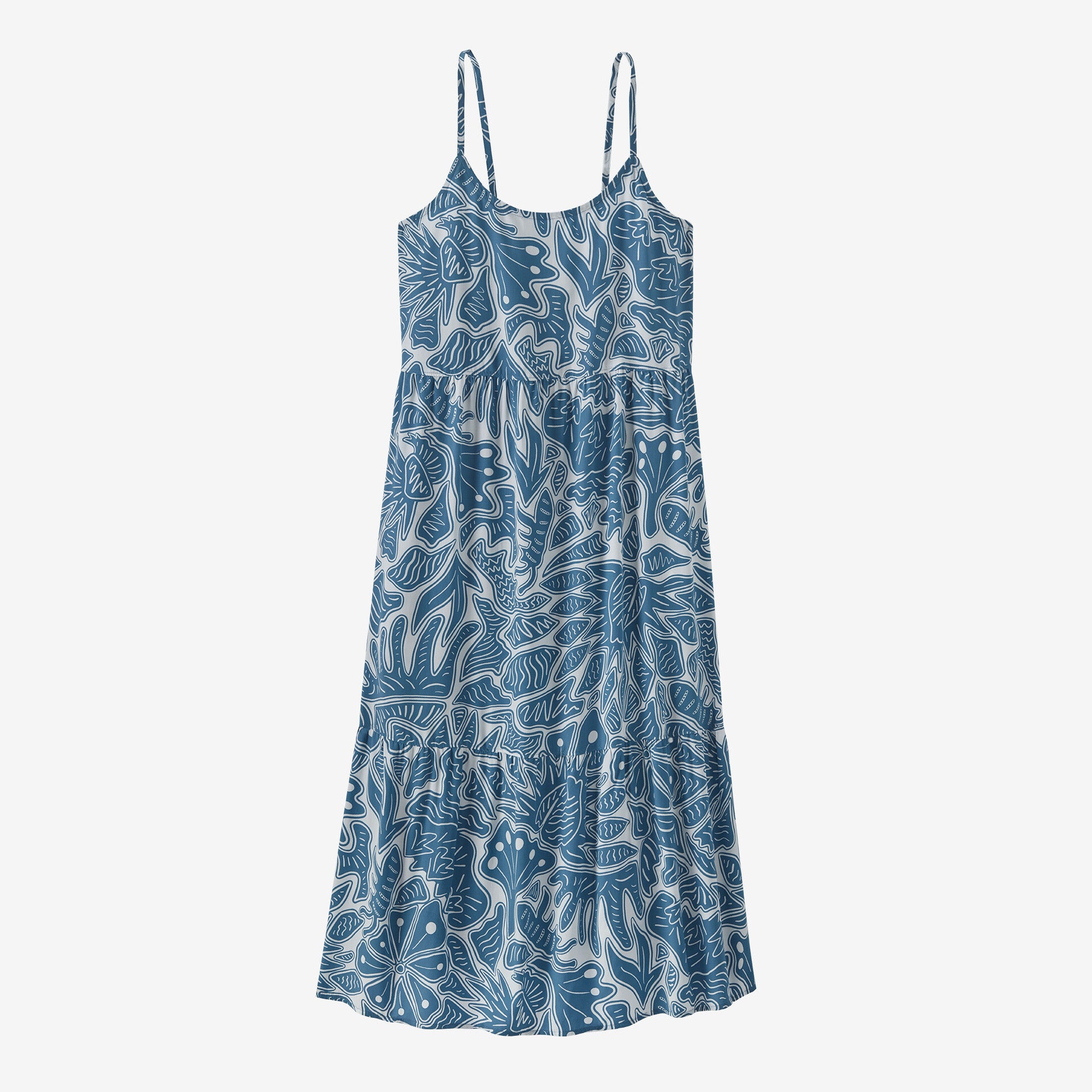 Patagonia Women's Tidal Threads Dress-Bees and Flowers: Still Blue-Killington Sports