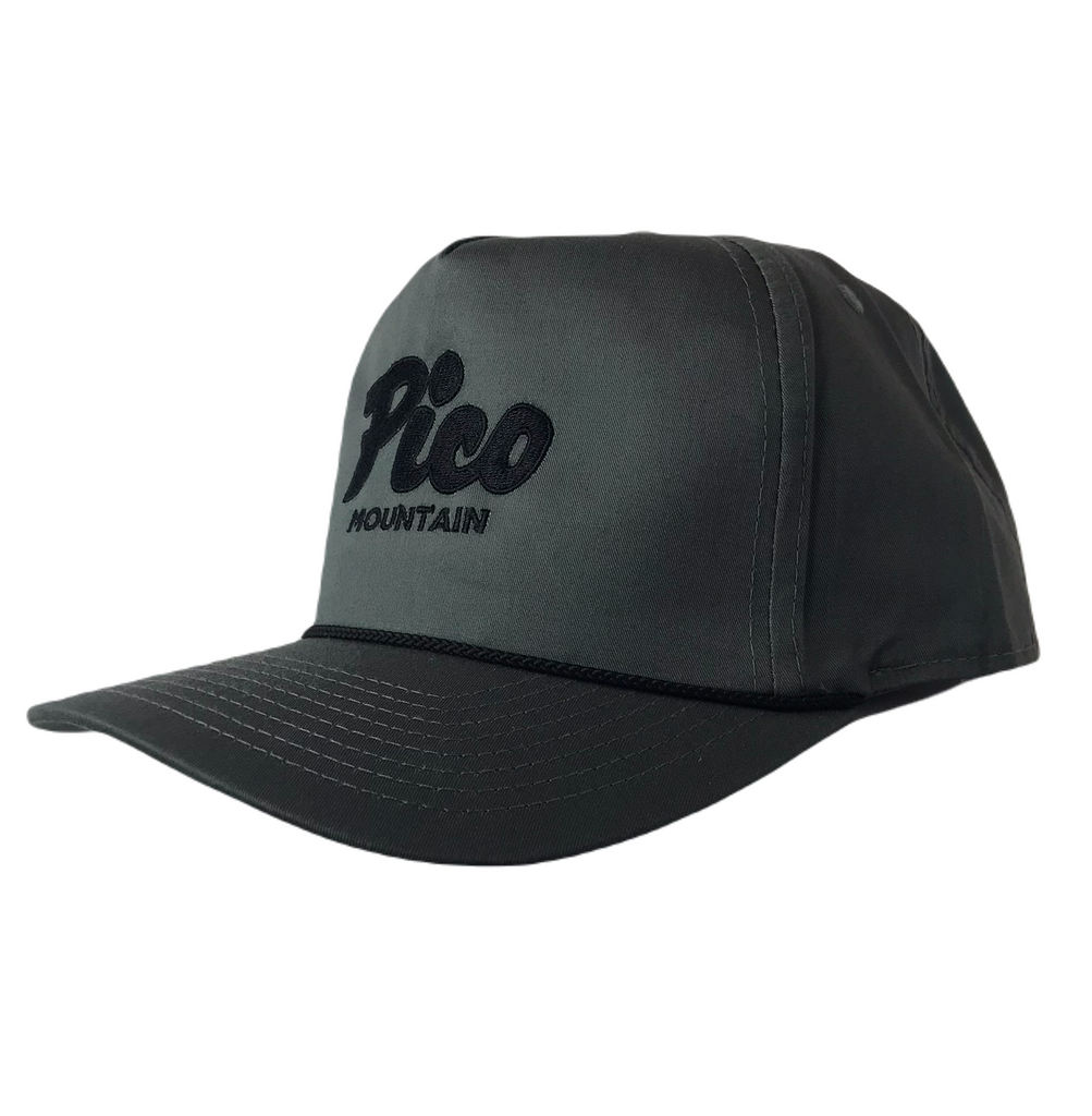 Pico Logo Barnes Hat-Graphite-Killington Sports