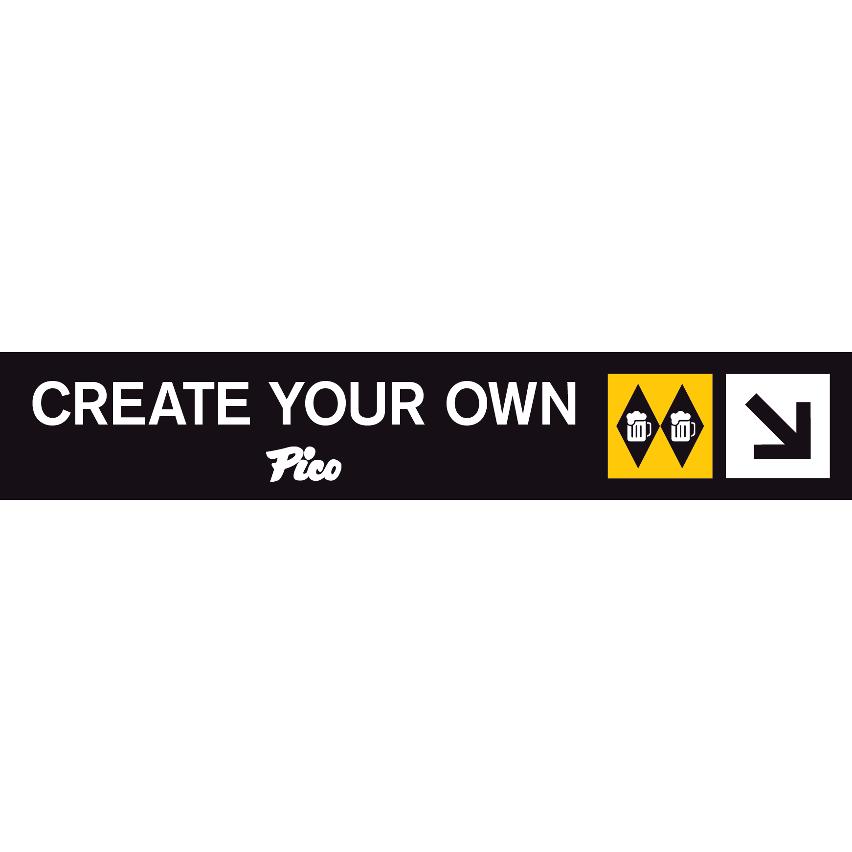 Pico Logo Create Your Own Custom Trail Sign-Killington Sports