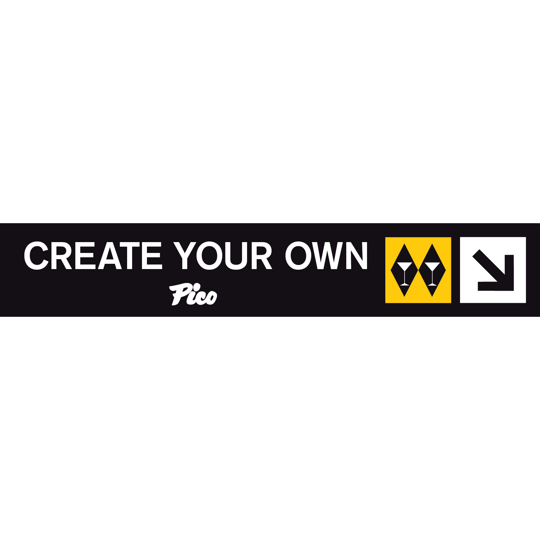 Pico Logo Create Your Own Custom Trail Sign-Killington Sports