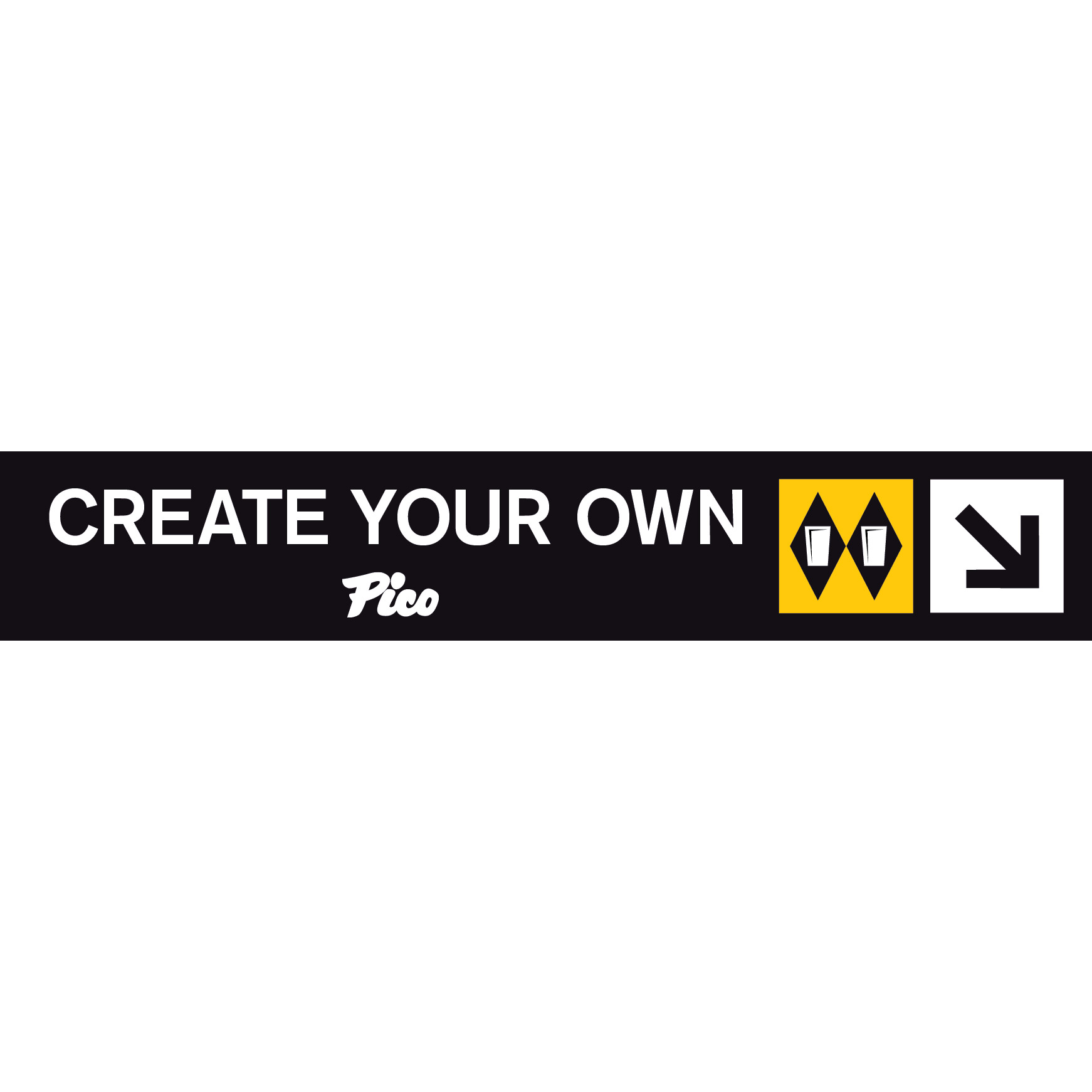 Pico Logo Create Your Own Custom Trail Sign-Killington Sports