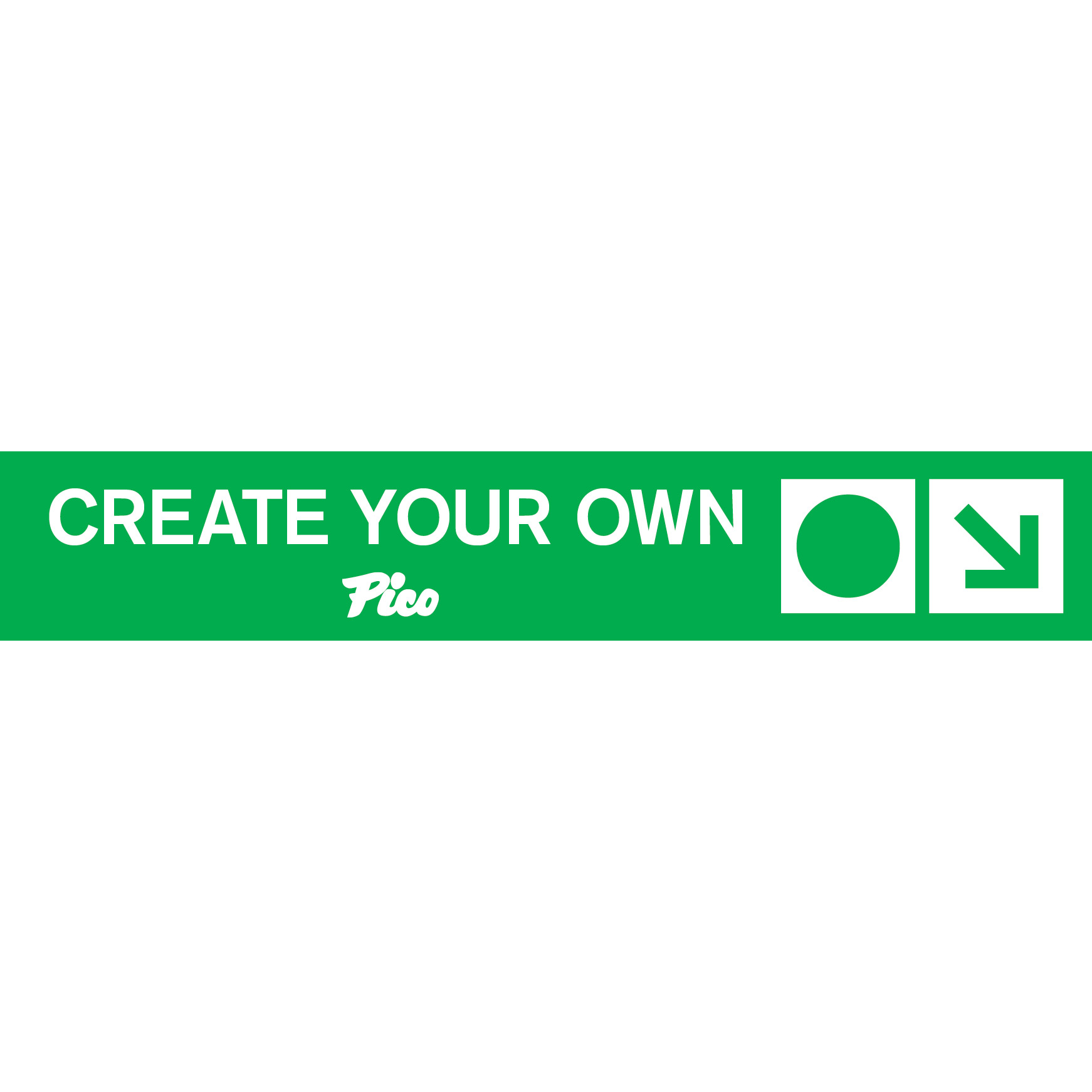 Pico Logo Create Your Own Custom Trail Sign-Killington Sports