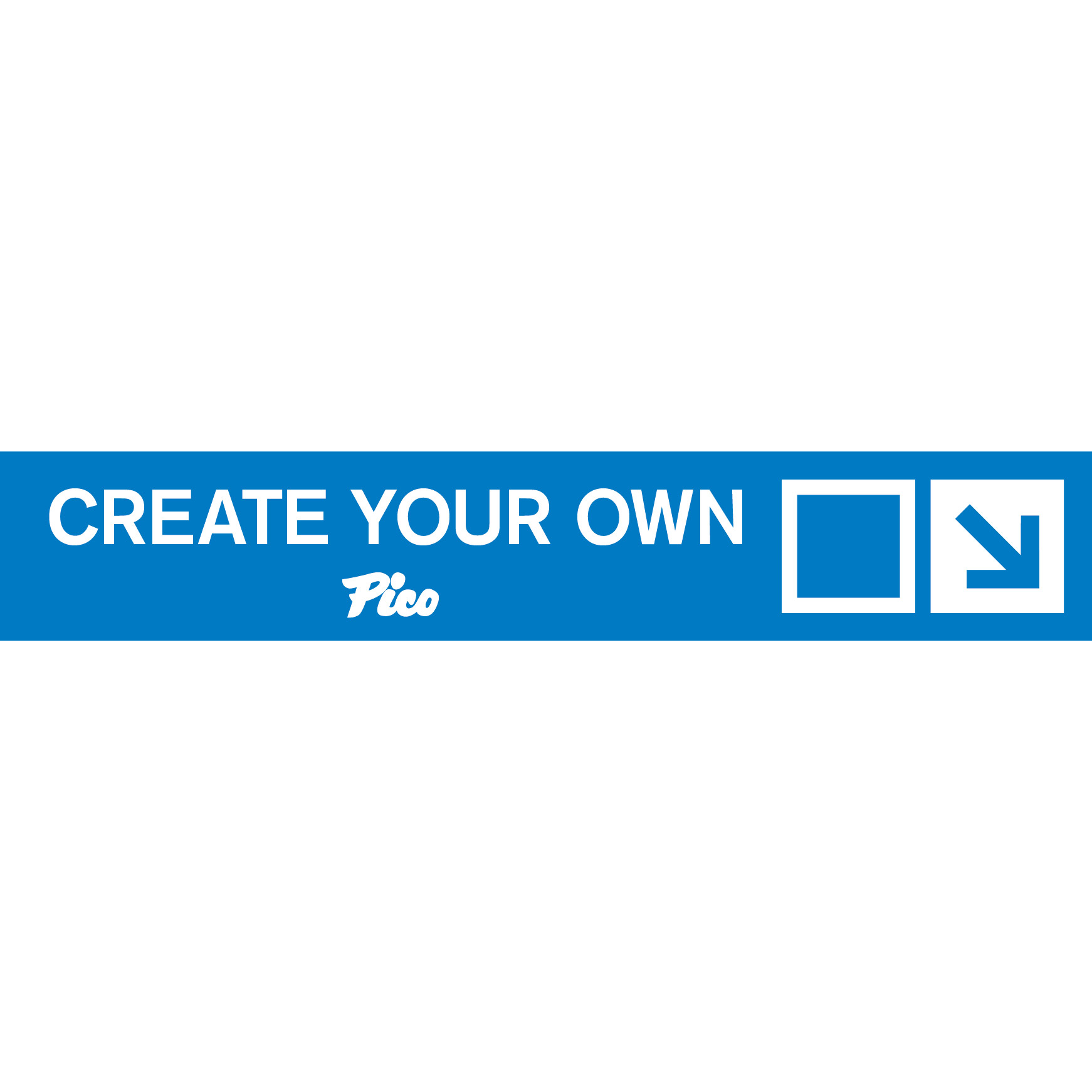 Pico Logo Create Your Own Custom Trail Sign-Killington Sports