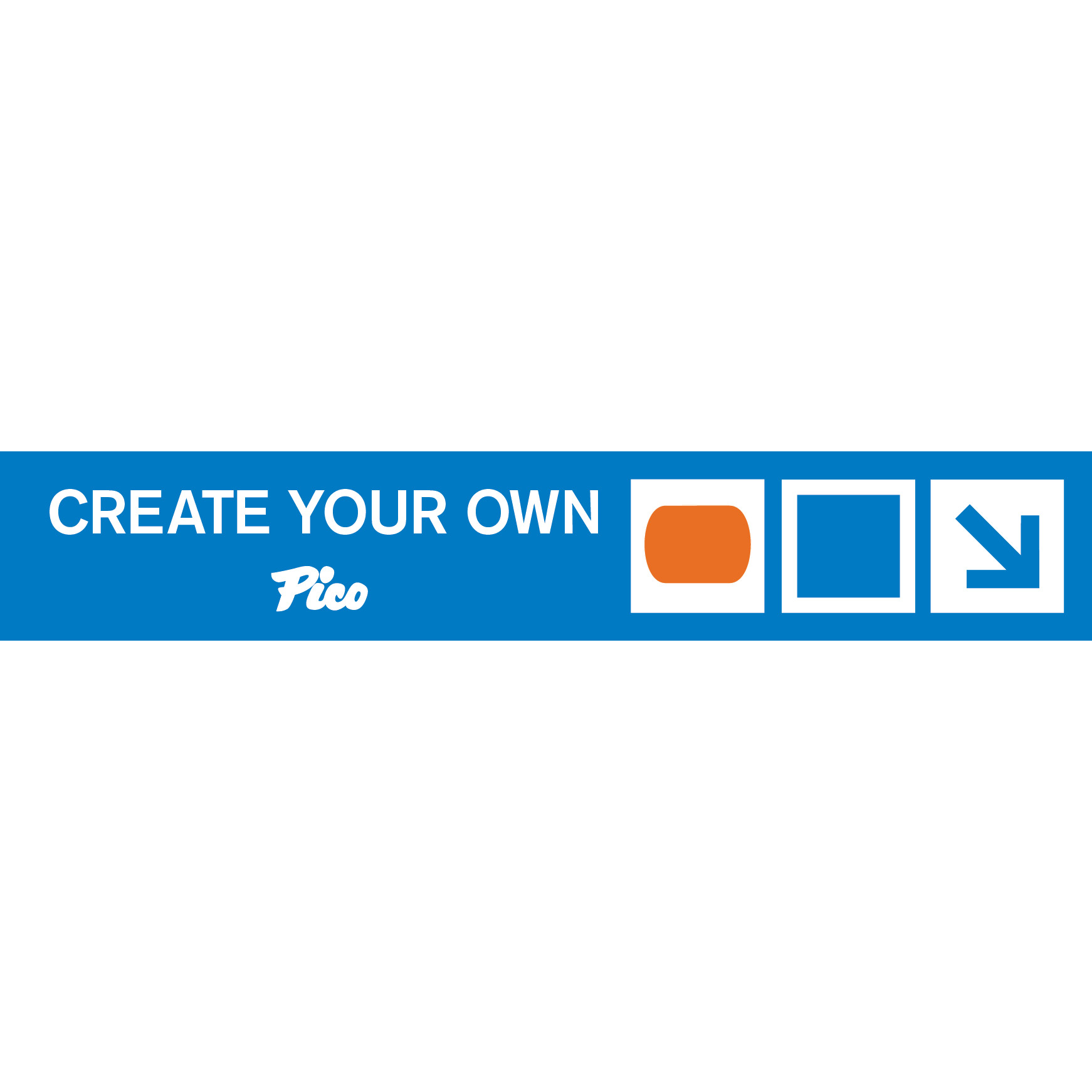 Pico Logo Create Your Own Custom Trail Sign-Killington Sports