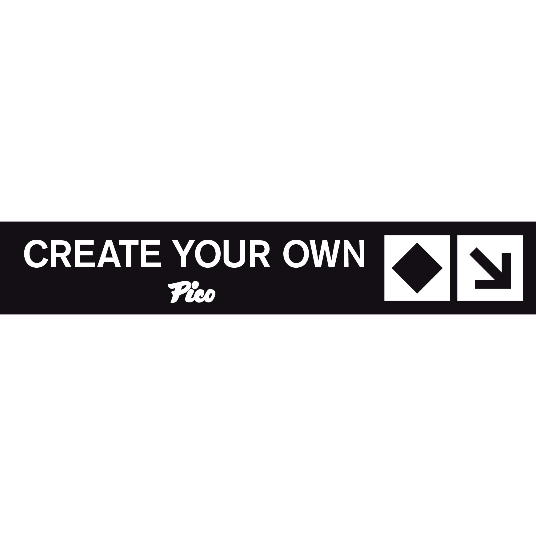 Pico Logo Create Your Own Custom Trail Sign-Killington Sports