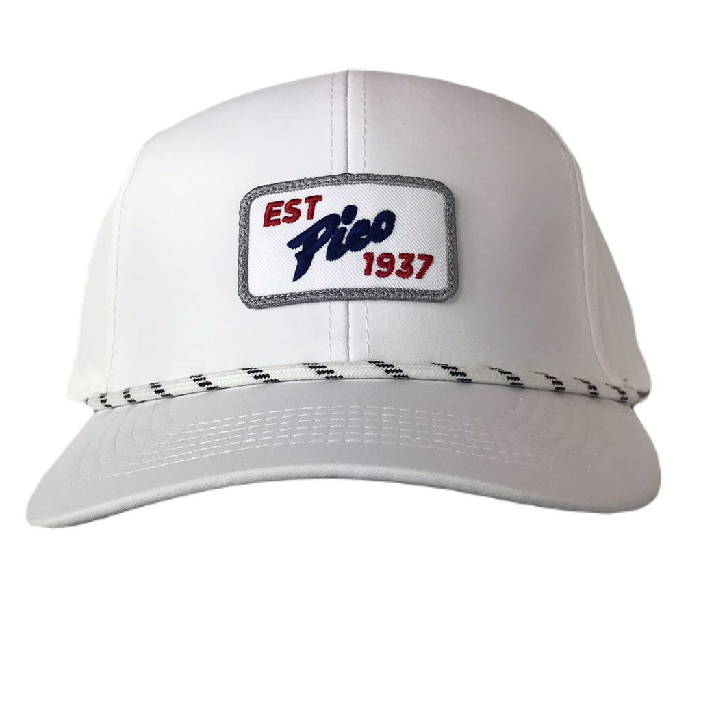 Pico Logo Habenero 1937 Hat-White-Killington Sports