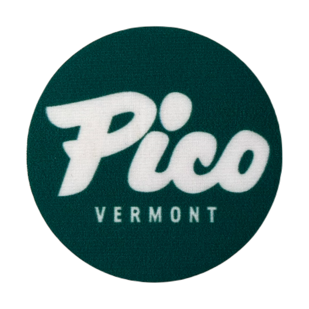 Pico Logo No Sew Patch-Green-Killington Sports