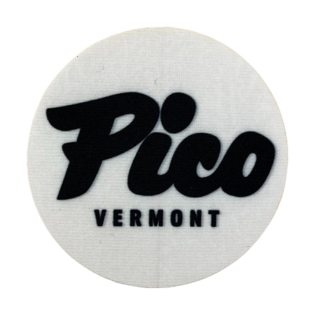 Pico Logo No Sew Patch-White-Killington Sports