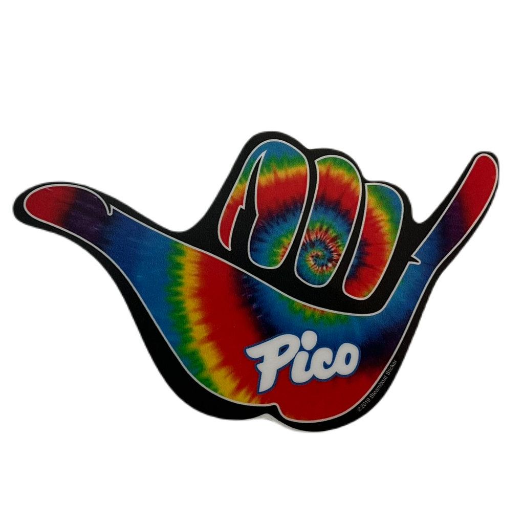 Pico Logo Shaka Sticker-Killington Sports