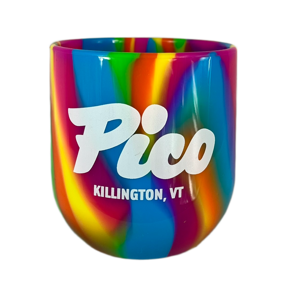 Pico Logo Silicone 12oz Wine Glass-Hippy Hop-Killington Sports