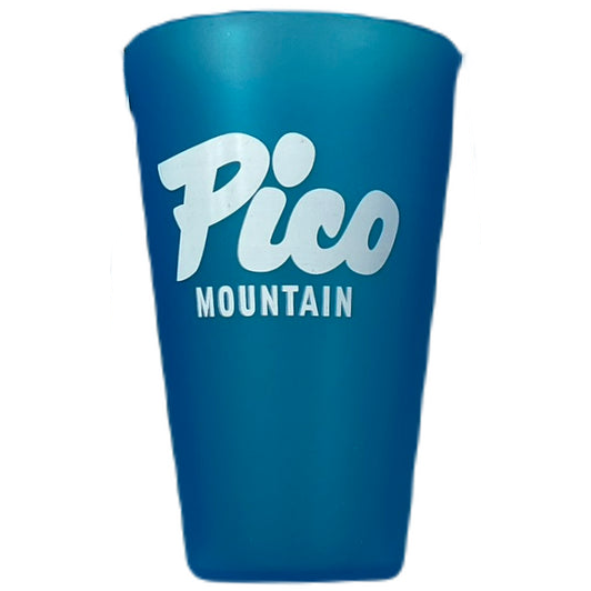 Pico Logo Silicone 16oz Pint Glass-Cloud-Killington Sports