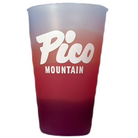 Pico Logo Silicone 16oz Pint Glass-Desert Sun-Killington Sports