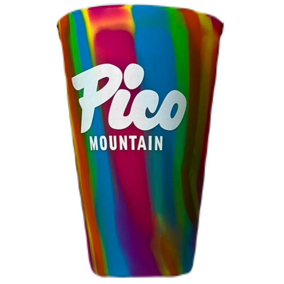 Pico Logo Silicone 16oz Pint Glass-Hippy Hop-Killington Sports