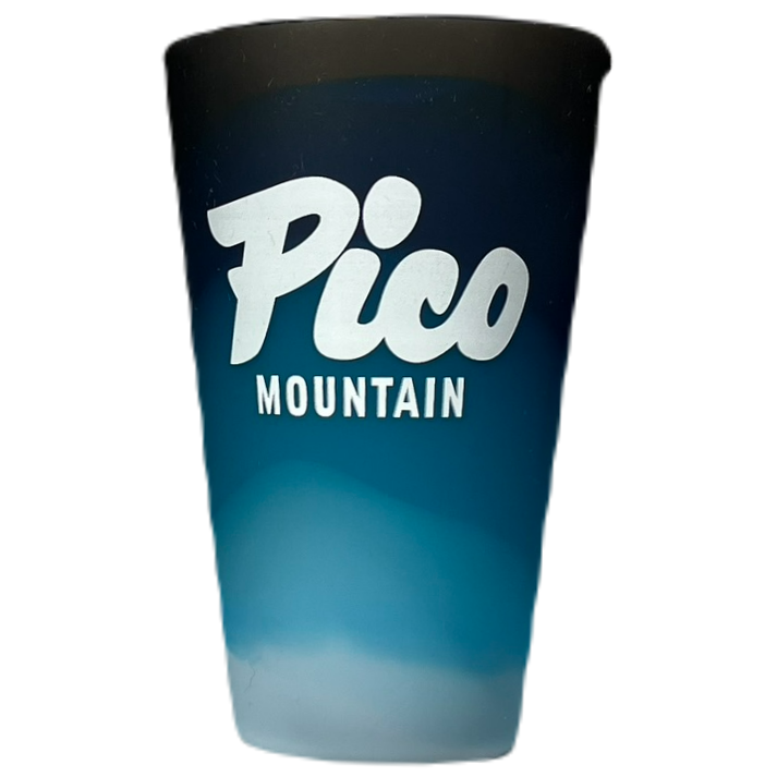 Pico Logo Silicone 16oz Pint Glass-Moonbeam-Killington Sports