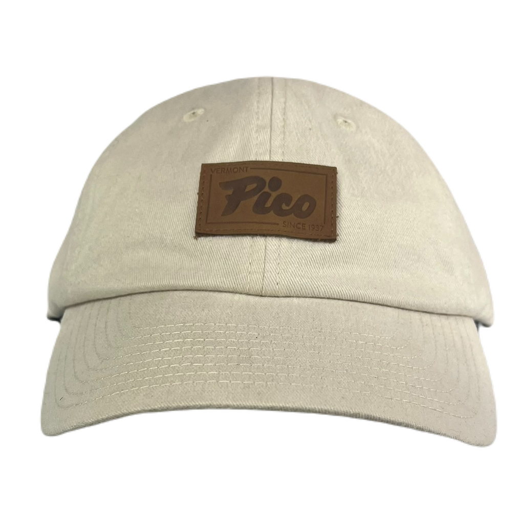 Pico Logo "Since 1937" Dad Hat-Oatmeal-Killington Sports