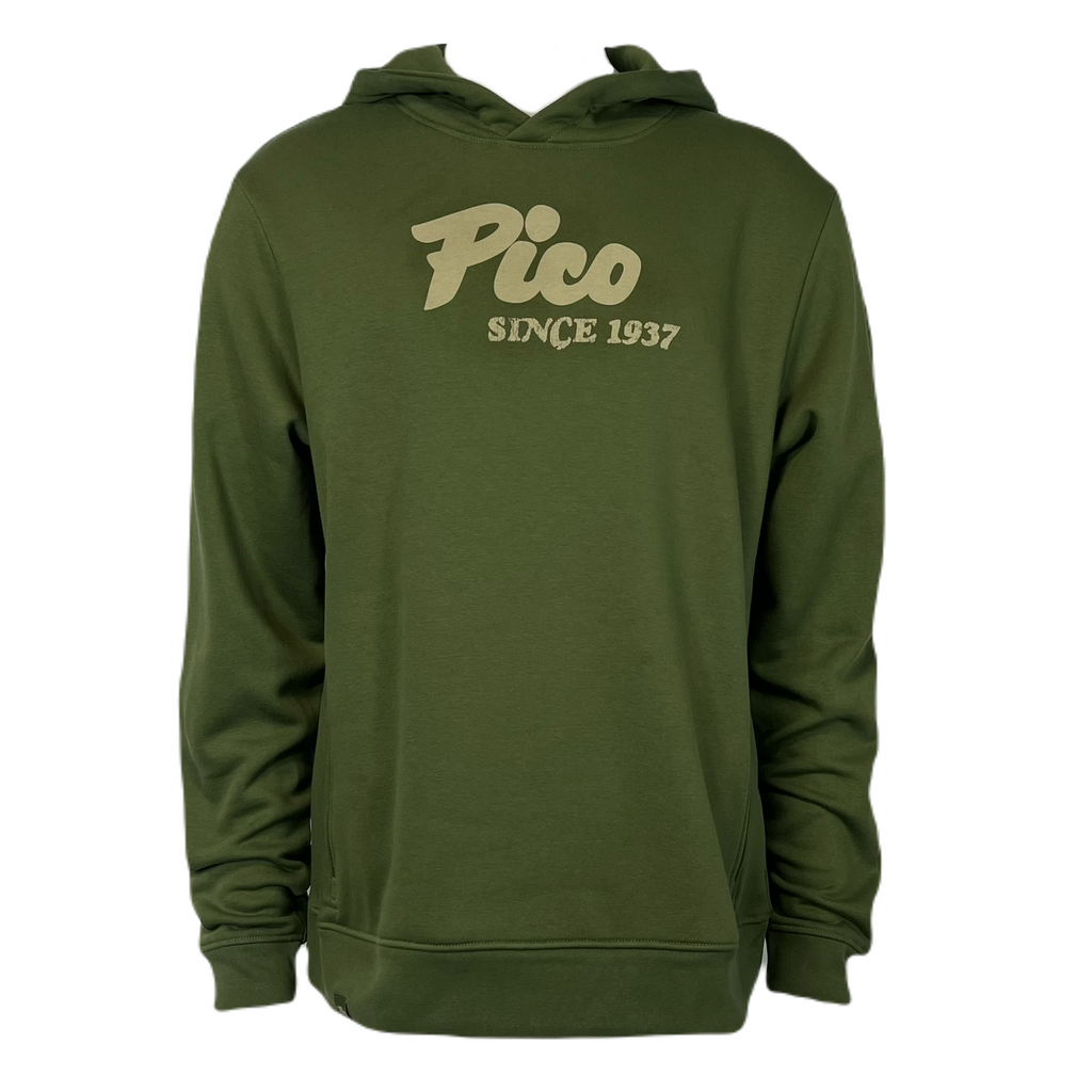 Pico Logo "Since 1937" Hoodie-Military Olive-Killington Sports