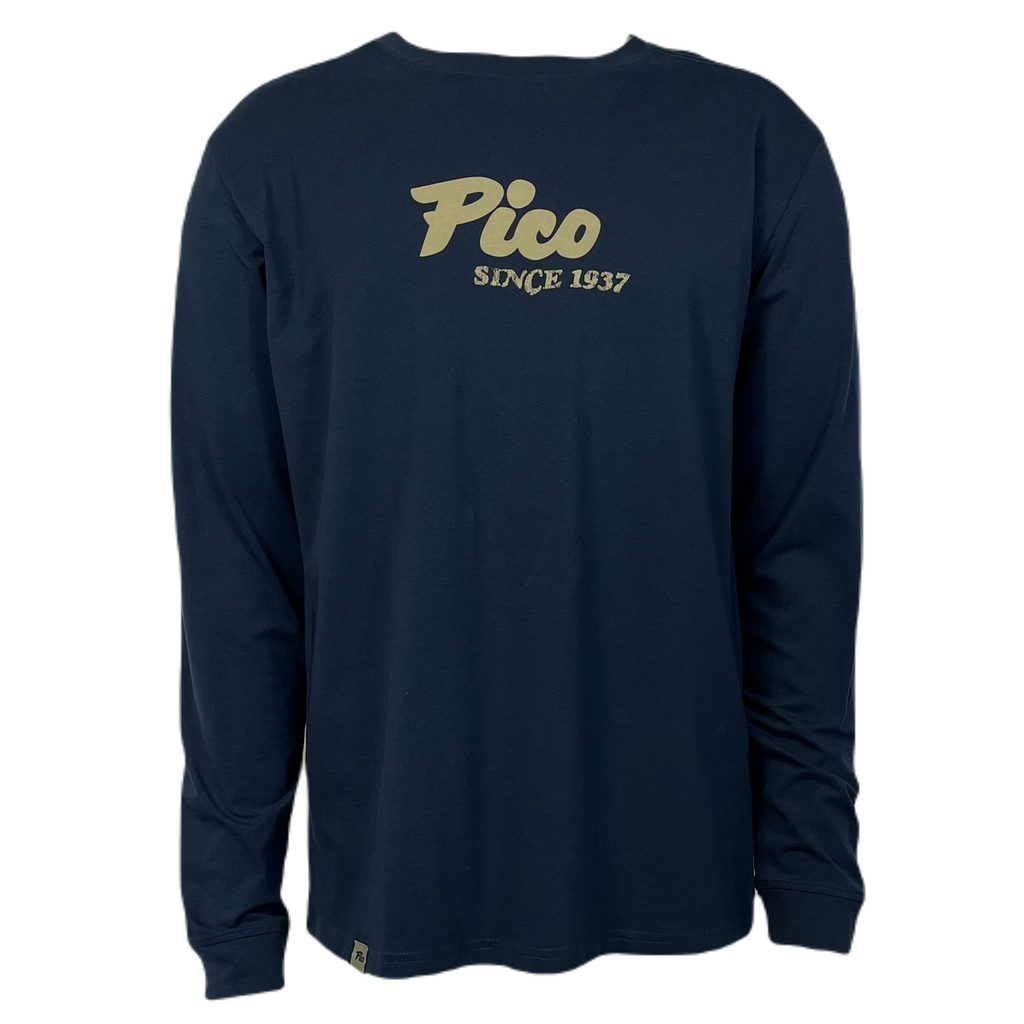 Pico Logo "Since 1937" Long Sleeve Tee-Classic Navy-Killington Sports