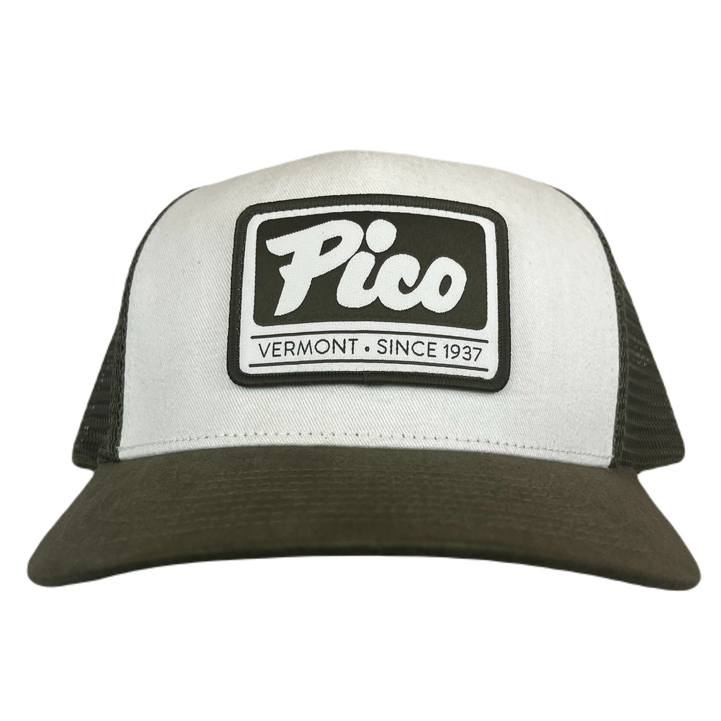 Pico Logo "Since 1937" Trucker-Olive-Killington Sports