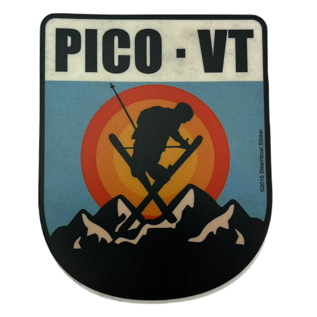 Pico Logo Sun Jumper Sticker-Killington Sports