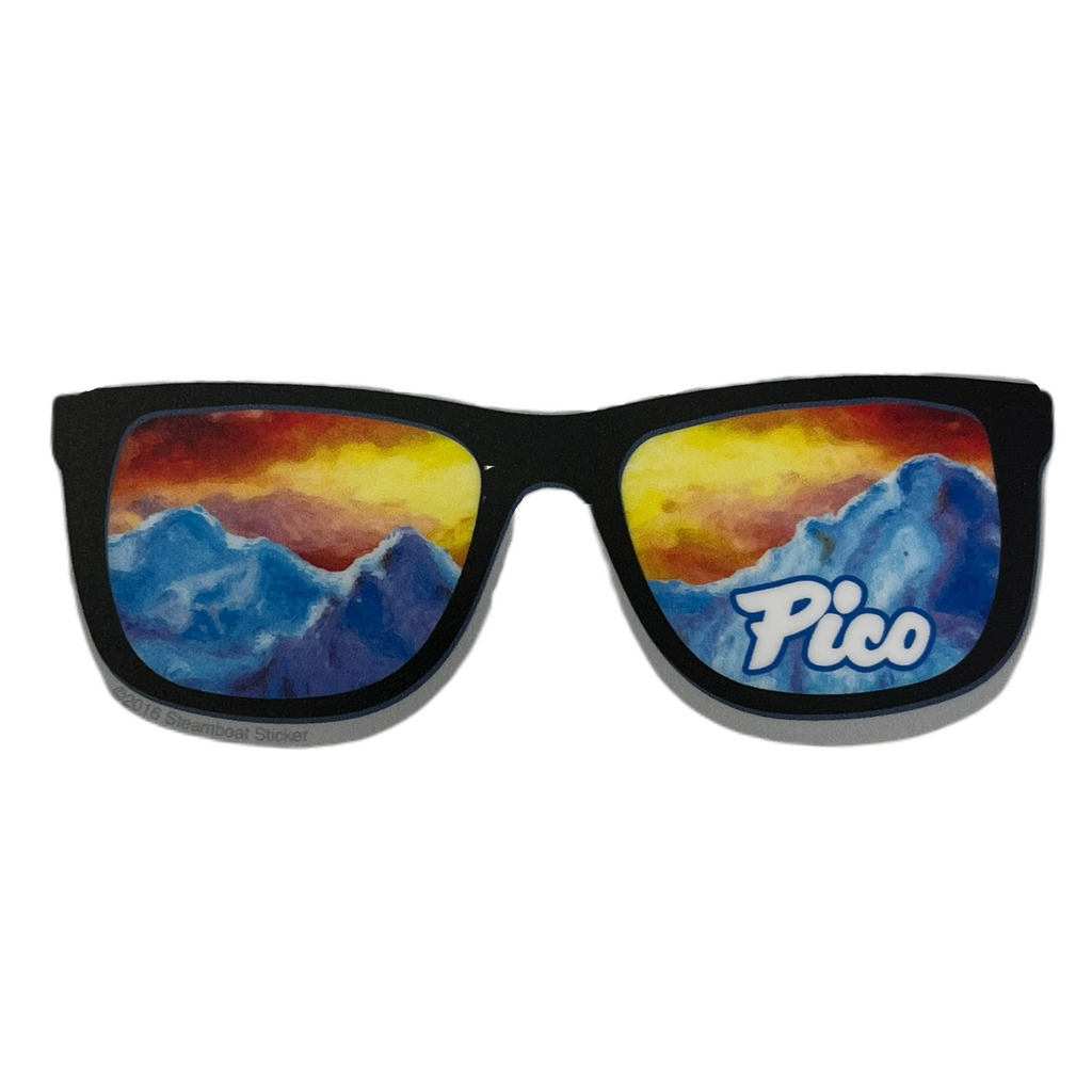 Pico Logo Sunglasses Sticker-Killington Sports