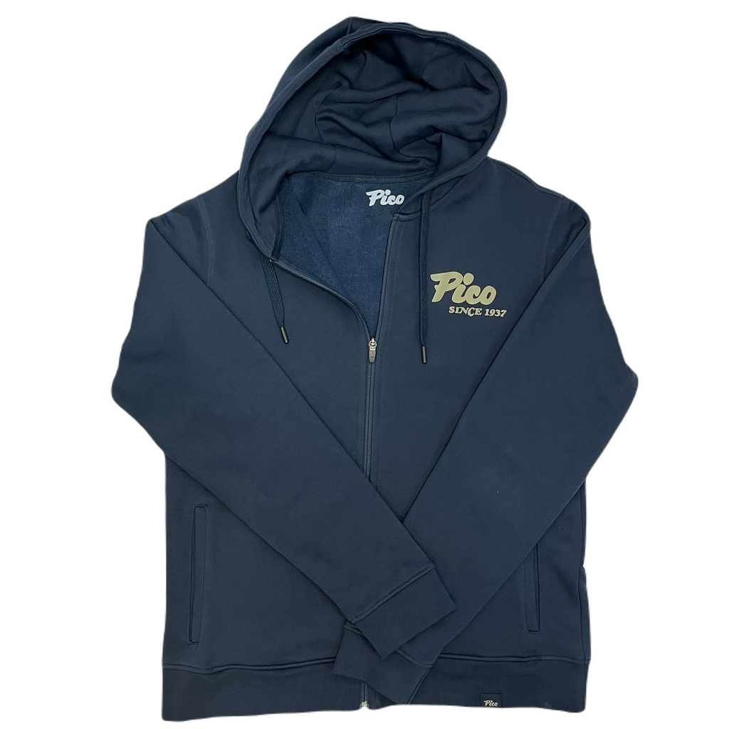 Pico Logo Vintage Racer Full Zip Hoodie-Killington Sports