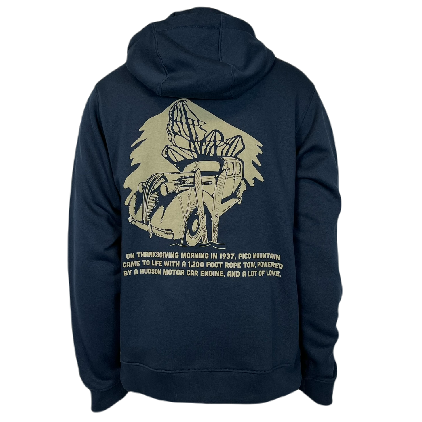 Pico Logo Vintage Racer Full Zip Hoodie-Killington Sports