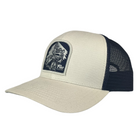 Pico Logo Vintage Racer Trucker-Oatmeal/Navy-Killington Sports