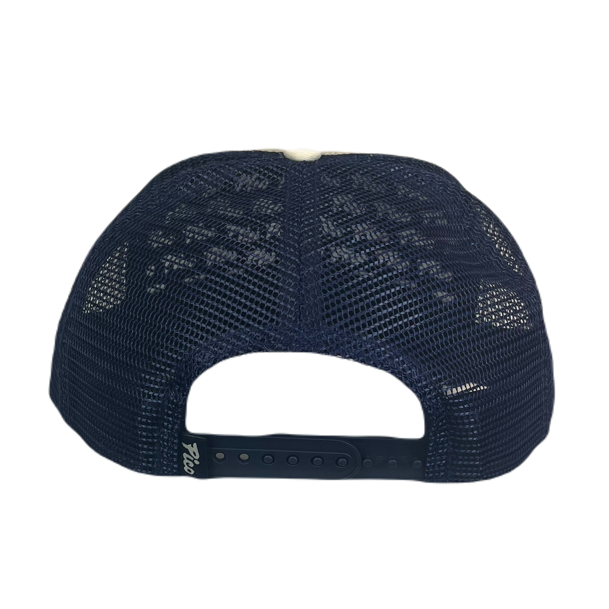 Pico Logo Vintage Racer Trucker-Oatmeal/Navy-Killington Sports