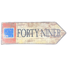 Pico Logo Wooden Trail Sign-Forty Niner-Killington Sports