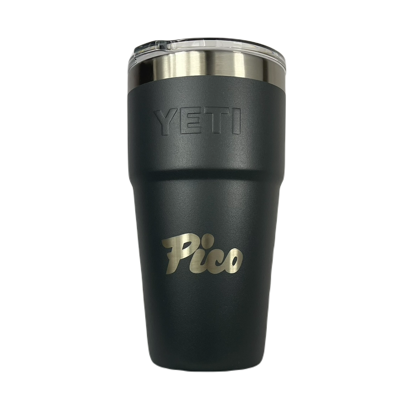 Pico Logo Yeti Rambler 16oz Pint-Charcoal-Killington Sports