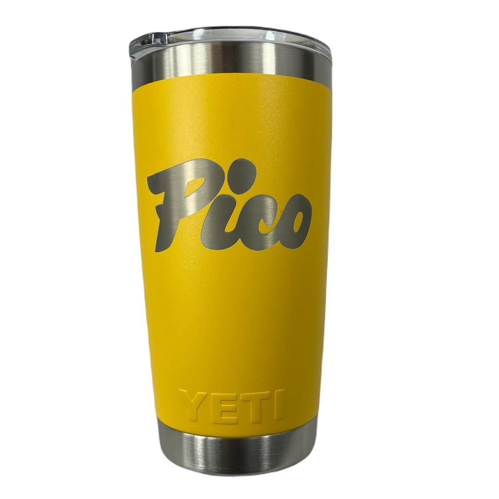 Pico Logo Yeti Rambler 20oz Tumbler-Alpine Yellow-Killington Sports